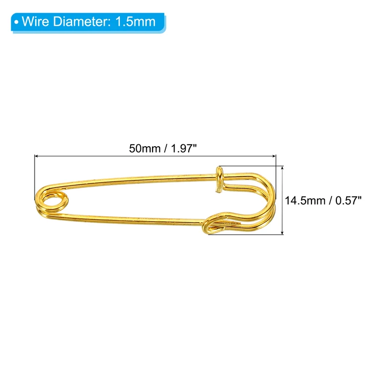 Safety Pins Sewing Pins for Blankets Skirts Brooch Making