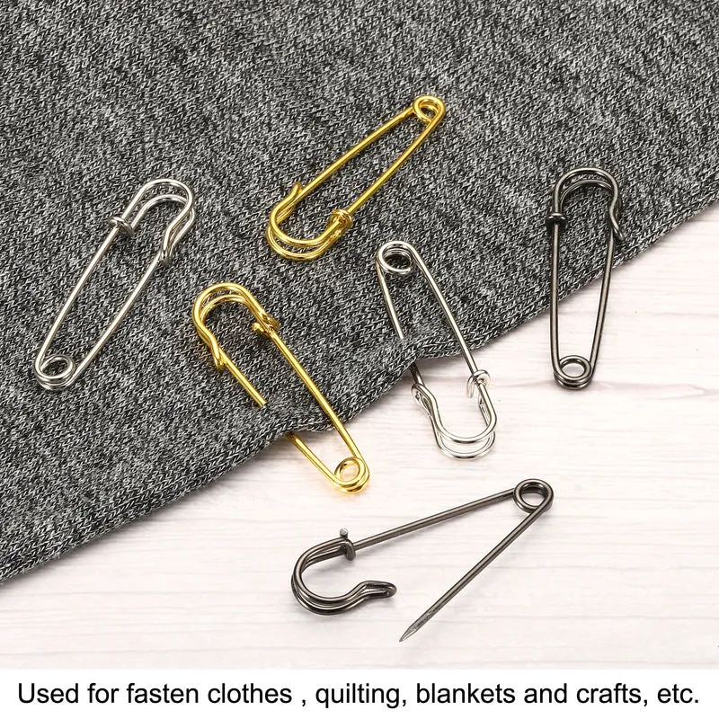 Safety Pins Sewing Pins for Blankets Skirts Crafts Brooch