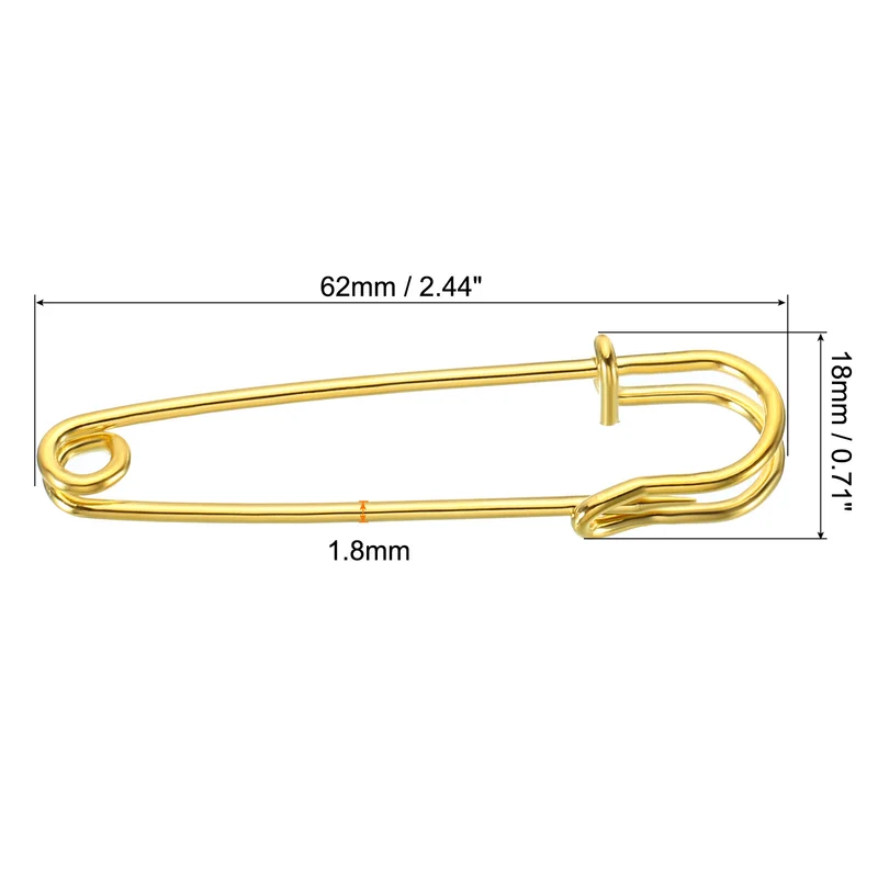 Safety Pins Sewing Pins for Blankets Skirts Crafts Brooch