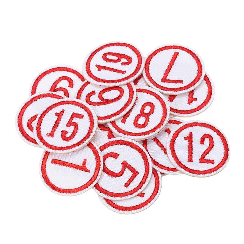 Number Digital Patch Number Embroidery Number Cloth Paste