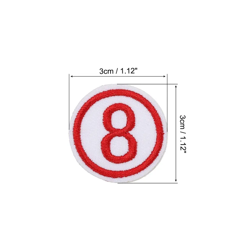 Number Digital Patch Number Embroidery Number Cloth Paste