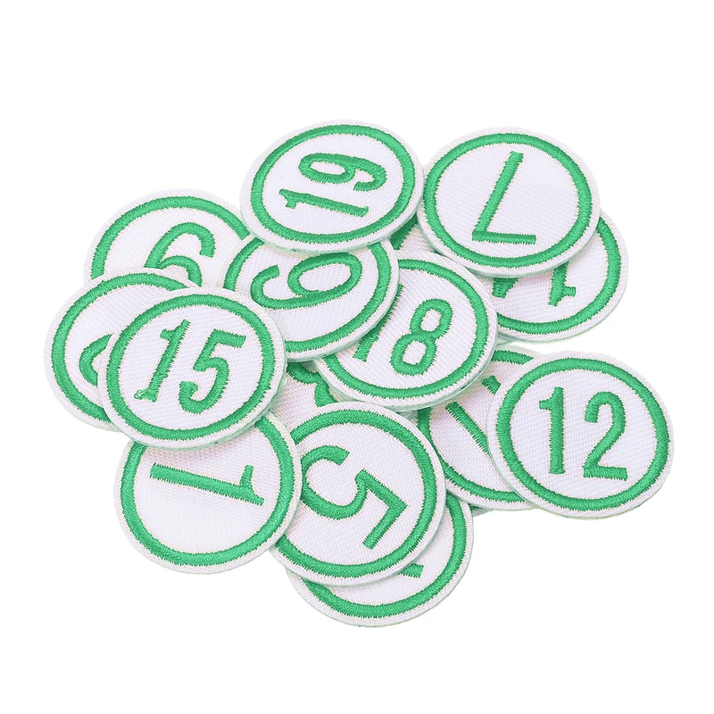 Number Digital Patch Number Embroidery Number Cloth Paste