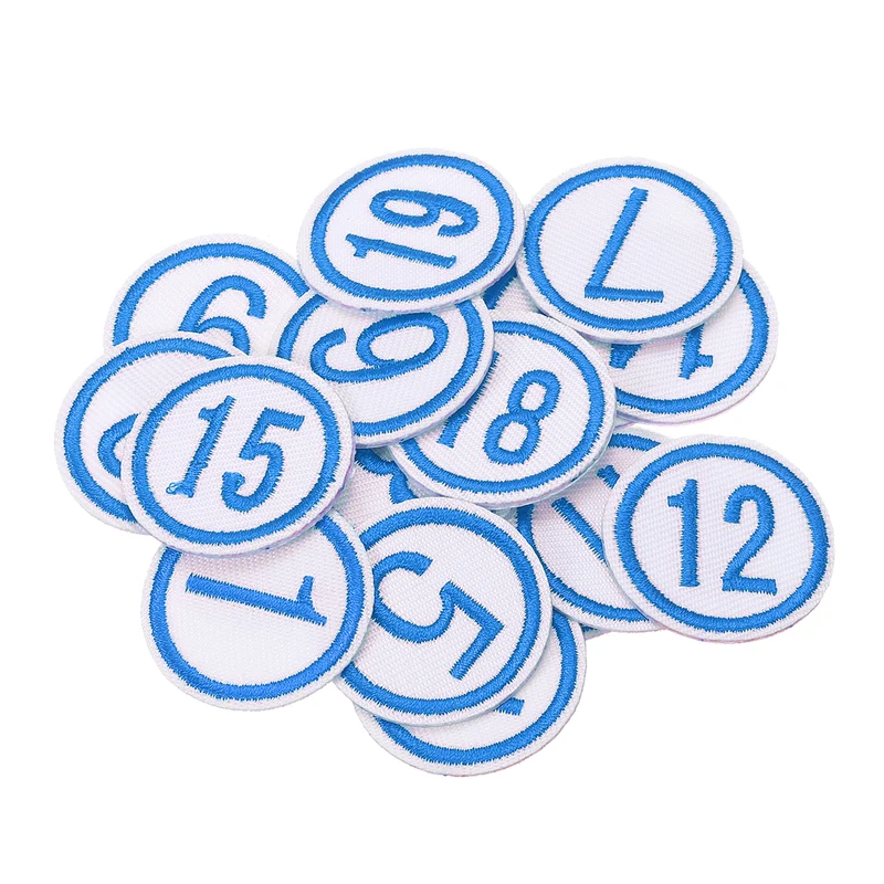 Number Digital Patch Number Embroidery Number Cloth Paste