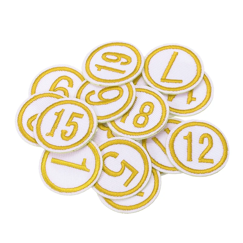 Number Digital Patch Number Embroidery Number Cloth Paste