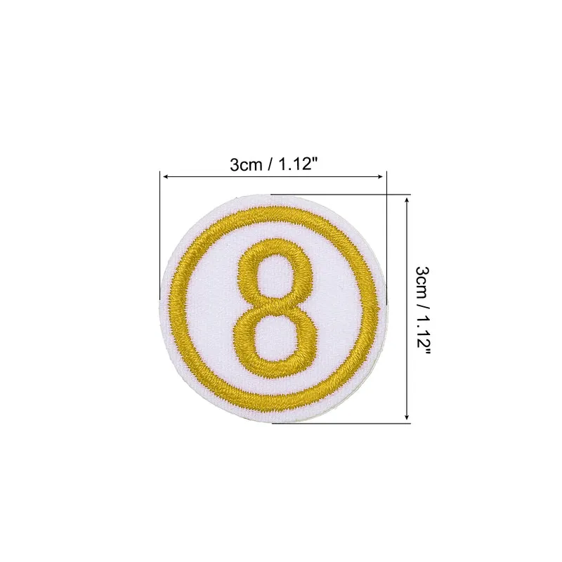 Number Digital Patch Number Embroidery Number Cloth Paste