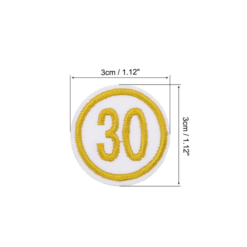 Number Digital Patch Number Embroidery Number Cloth Paste Number DIY for Clothing, Shoes, Hats, Backpacks, Socks, Luggage