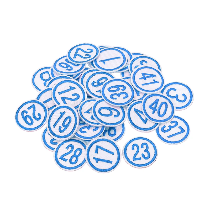 Number Digital Patch Number Embroidery Number Cloth Paste Number DIY for Clothing, Shoes, Hats, Backpacks, Socks, Luggage