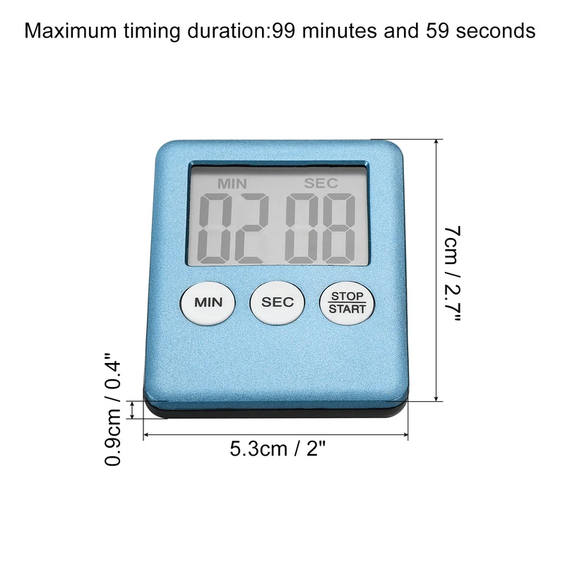 Digital Timer, Small Count Down/UP Clock with Magnetic,Kitchen Timer