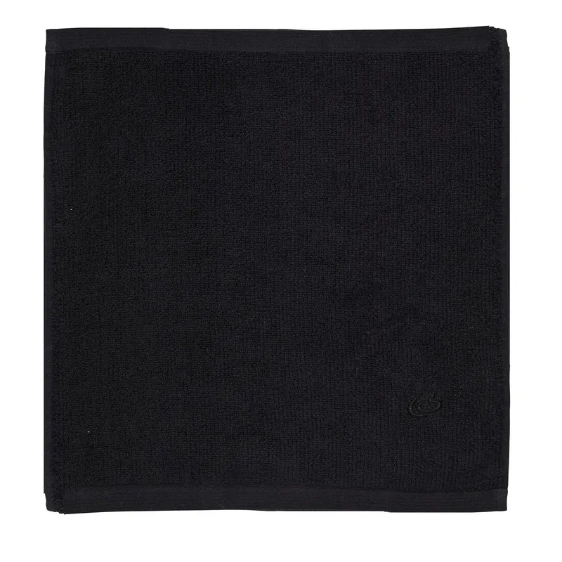 Molli Waschlappen 30x30 cm. schwarz
