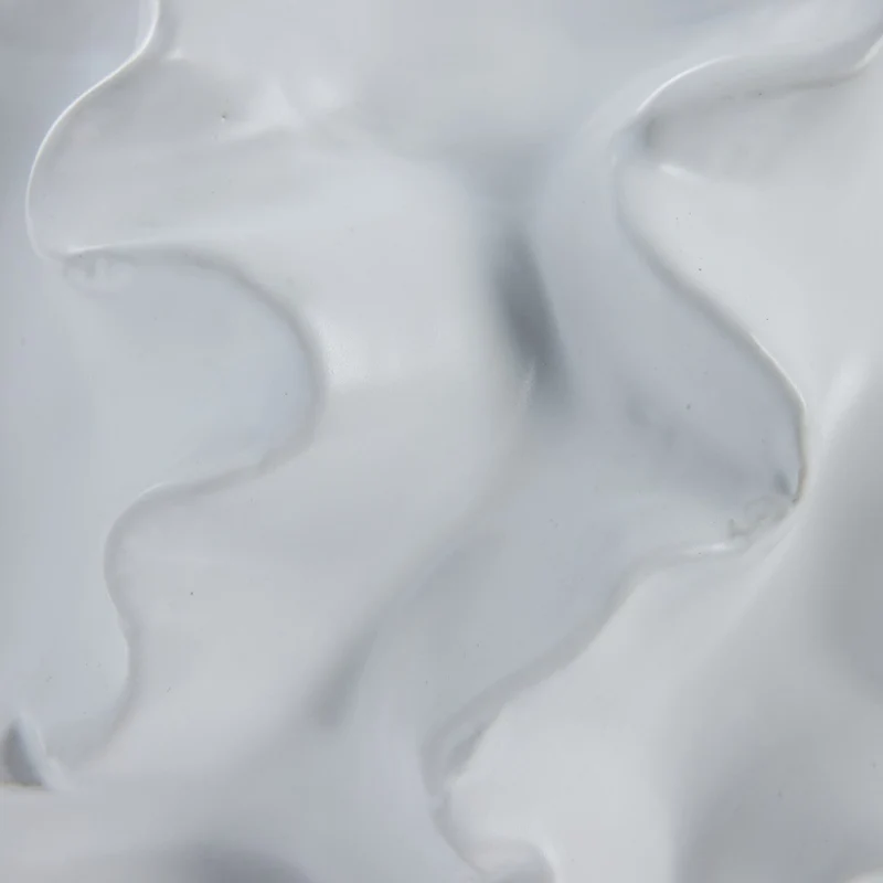 Sannia Vase 20,5 cm. weiss