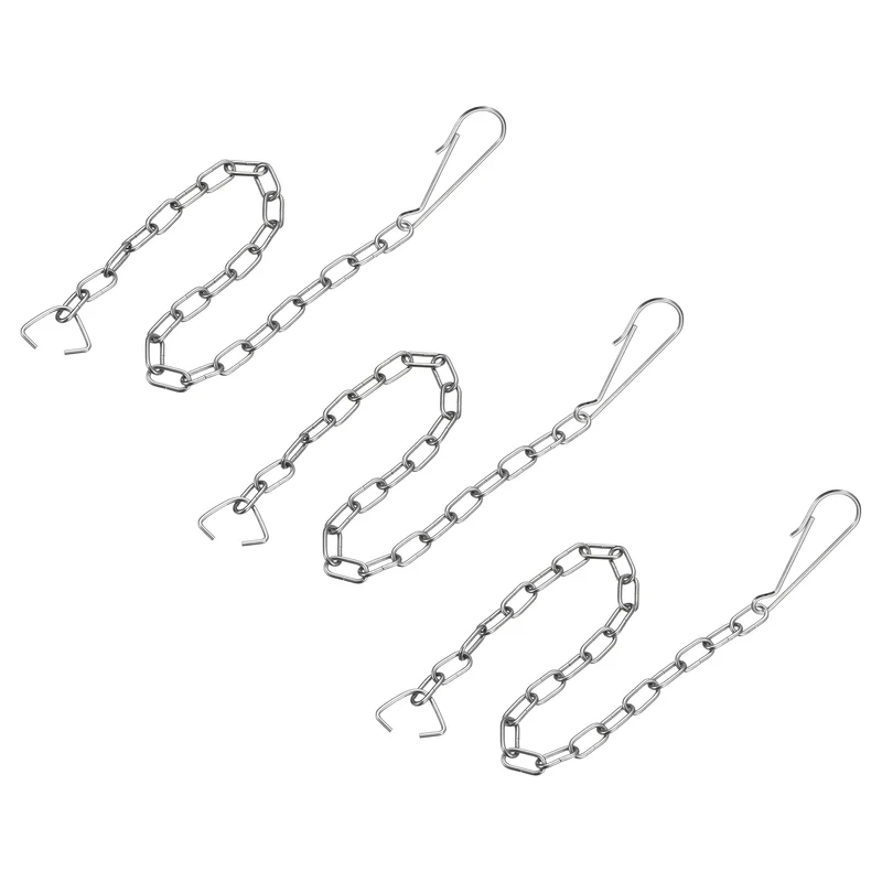 Uxcell Toilet Handle Chain, Stainless Steel Toilet Flapper Chain Universal Toilet Flapper Lift Chain Replacement Kit
