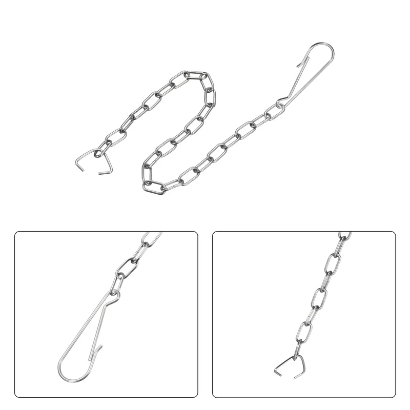 Uxcell Toilet Handle Chain, Stainless Steel Toilet Flapper Chain Universal Toilet Flapper Lift Chain Replacement Kit