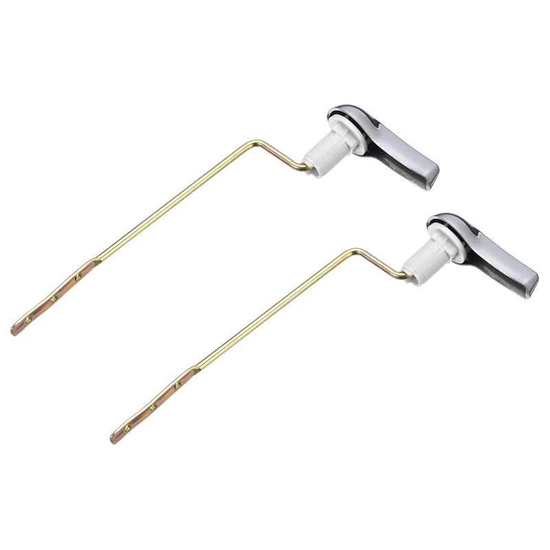 Uxcell Toilet Handle Replacement Universal Side Mount Toilet Flush Handle Toilet Trip Lever for Bathroom Toilet Tank