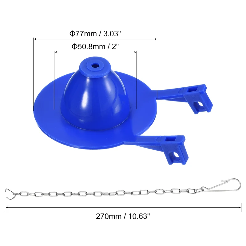 Uxcell Toilet Flapper Replacement Universal Toilet Flapper Stopper with Chain,