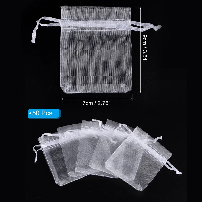 Organza Bags, Drawstring Pouches