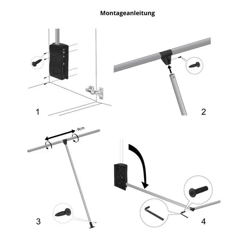 Kleiderlift 450-600mm
