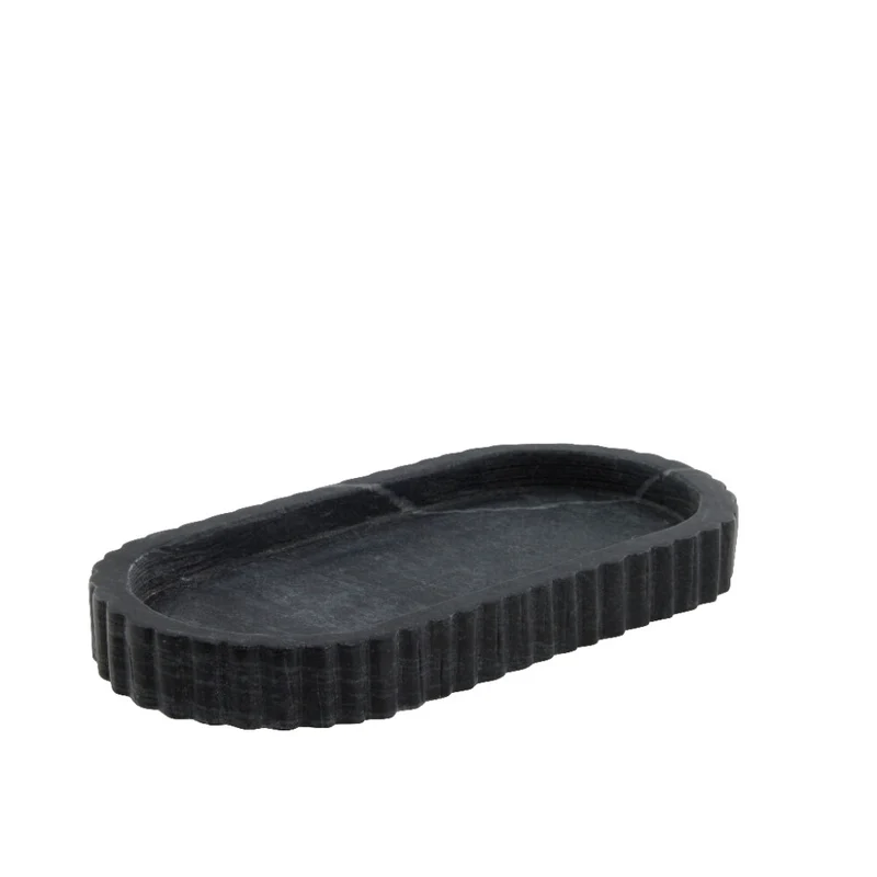 Eliana Tablett 12,5 cm. schwarz Marmor