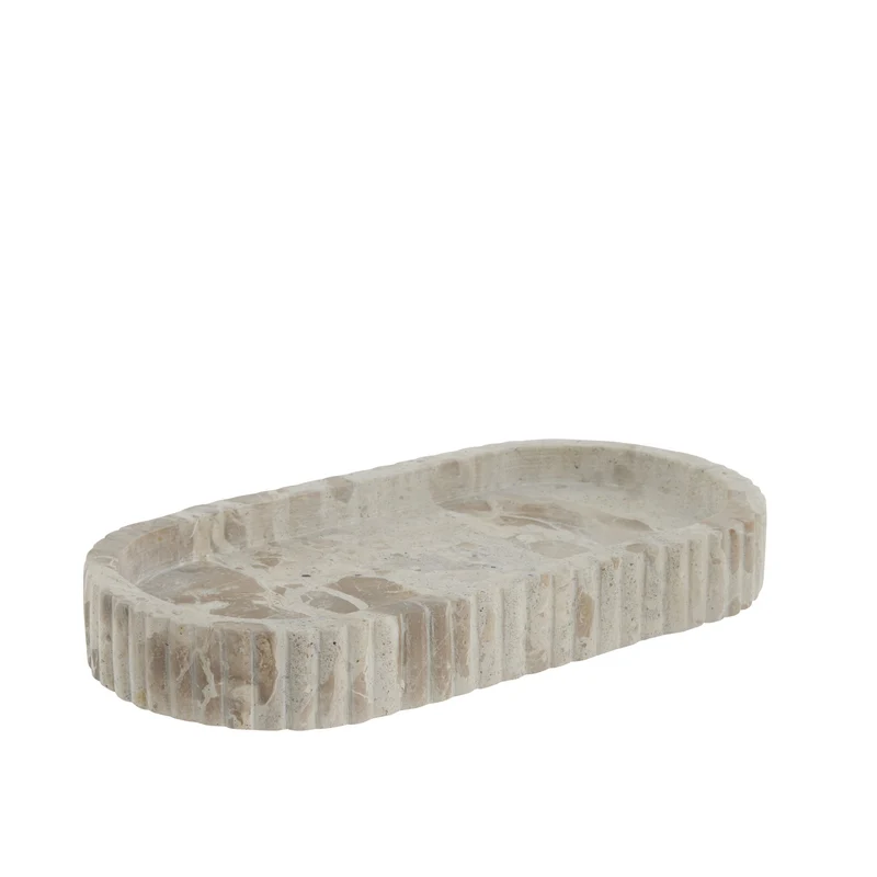 Eliana Tablett 12,5 cm. leinen Marmor