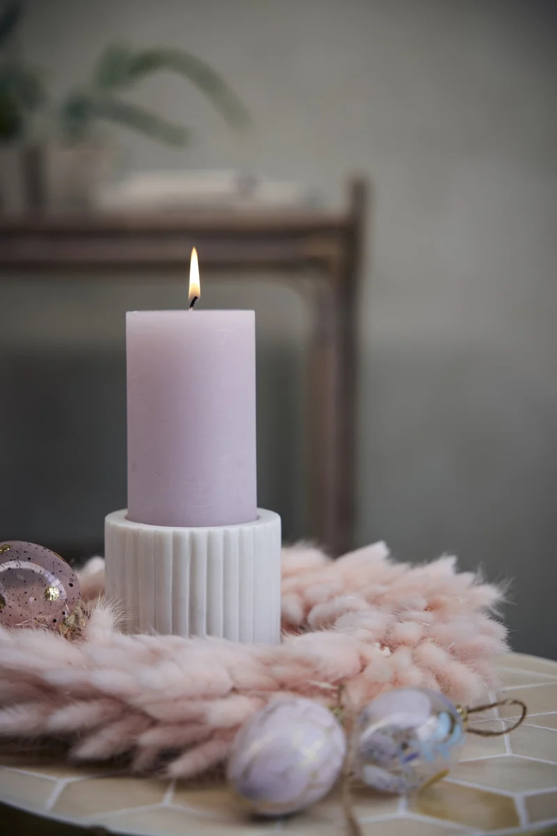 Eliana kerzenleuchter H5 cm. weiss Marmor