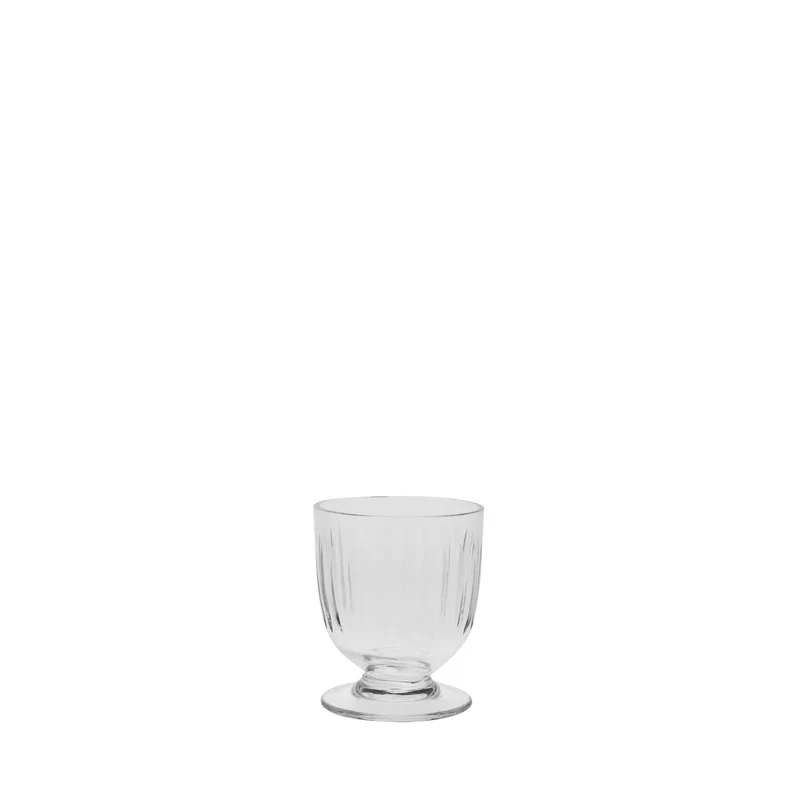 Carla Teelicht H8 cm. transparent