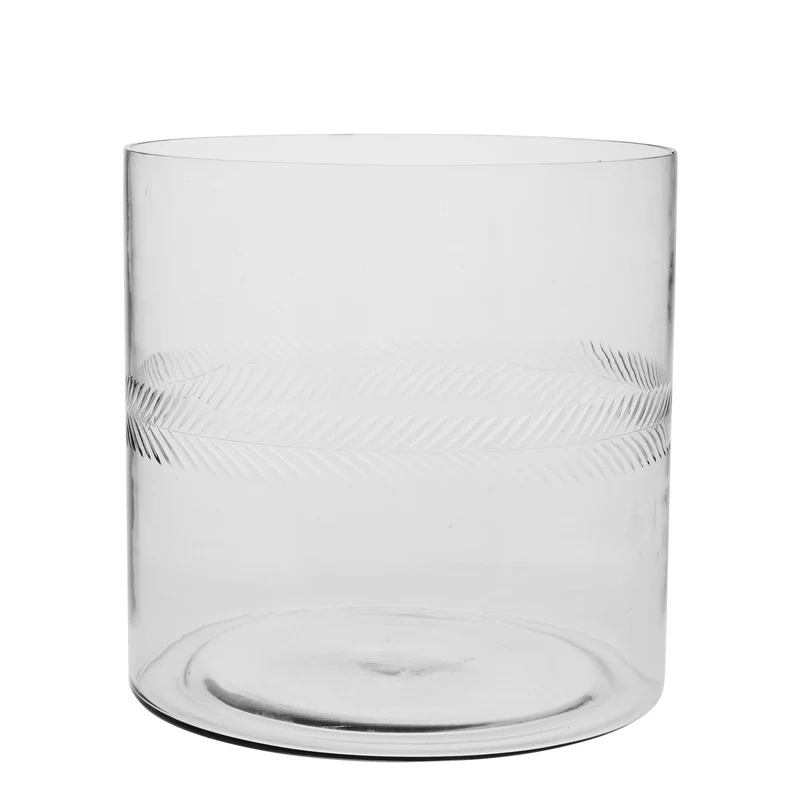 Carla Vase H30 cm. transparent