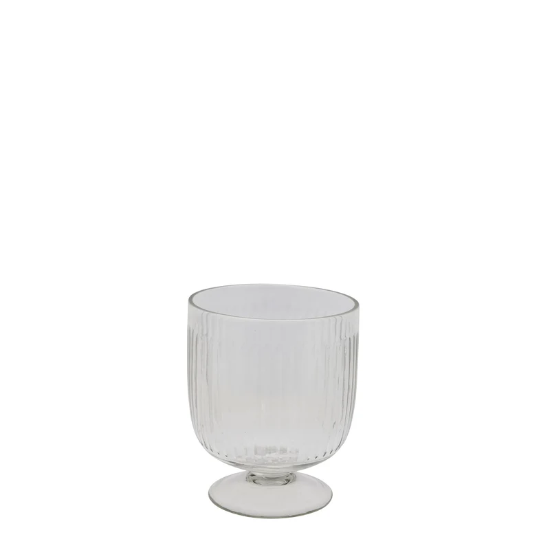 Carla Vase H16 cm. transparent