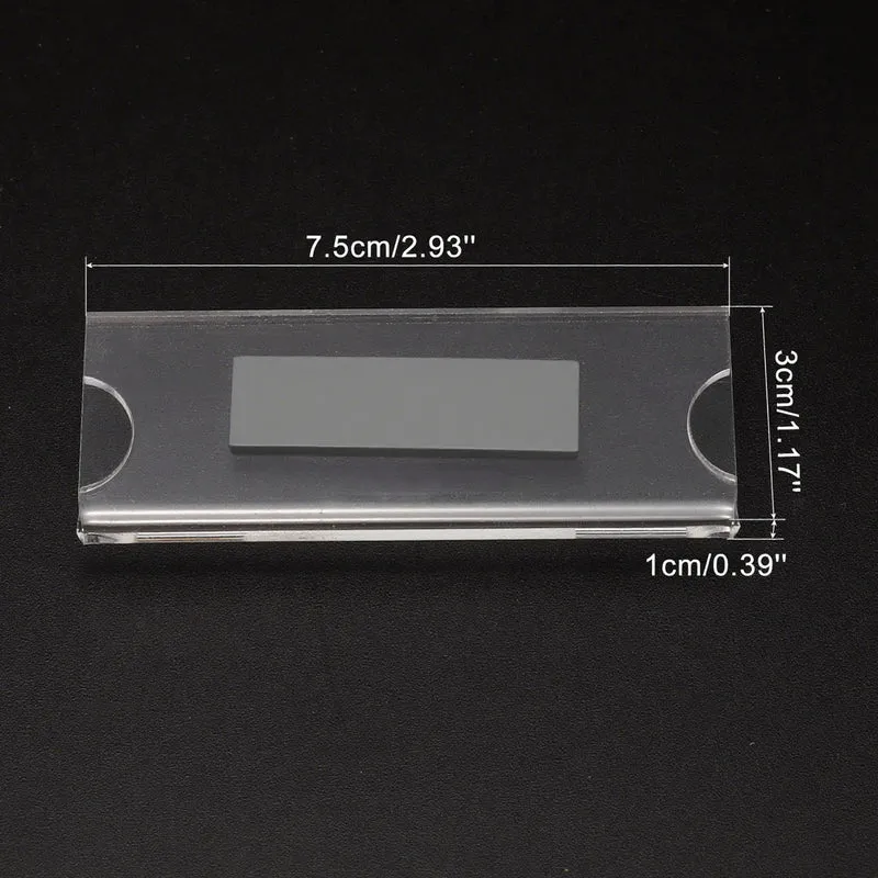 Name Tags Kit, Acrylic Name Badge Holders Label Holders