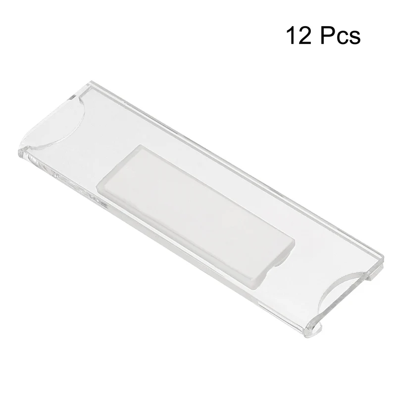 Name Tags Kit Acrylic Name Badge Holders, Clear Label Holders