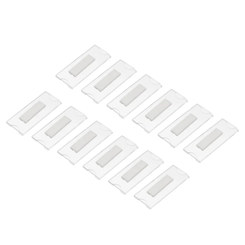 Name Tags Kit Acrylic Name Badge Holders, Clear Label Holders