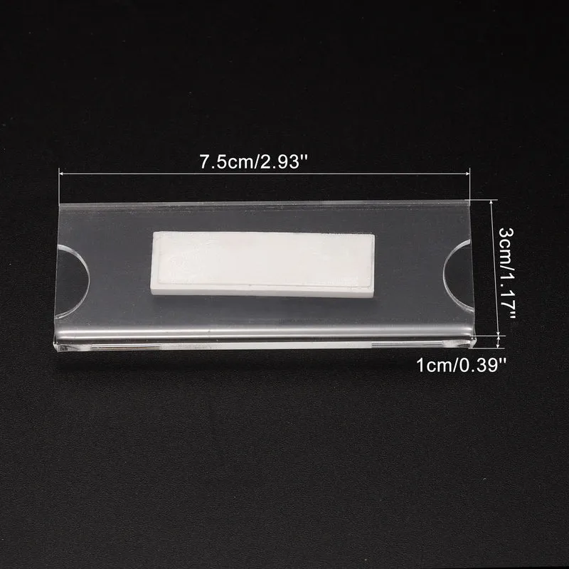 Name Tags Kit Acrylic Name Badge Holders, Clear Label Holders