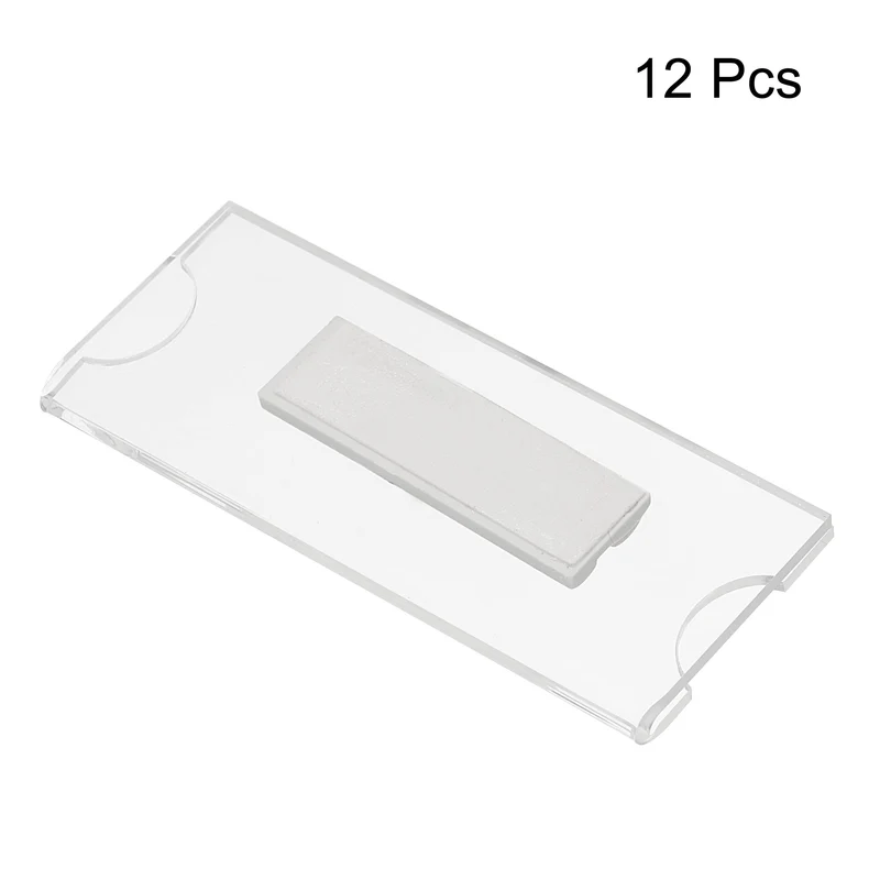 Name Tags Kit Acrylic Name Badge Holders, Clear Label Holders