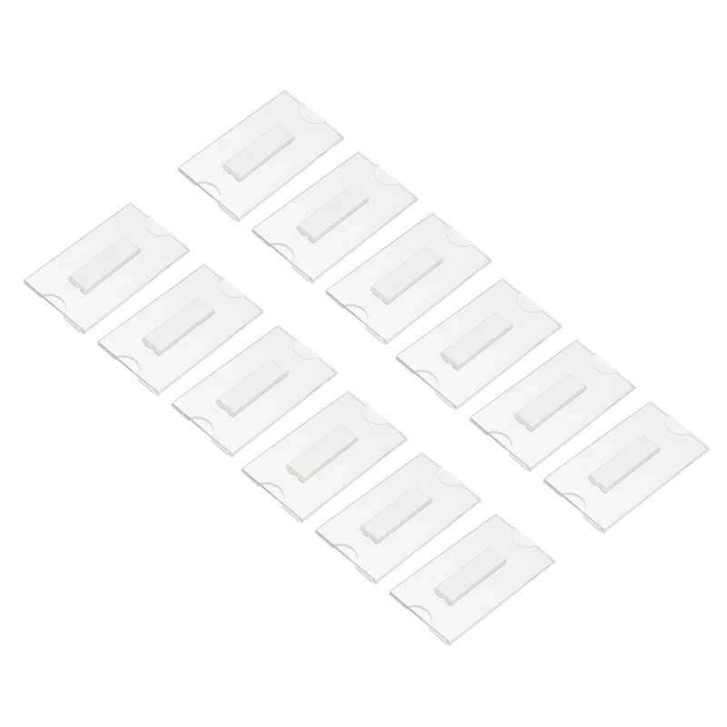 Name Tags Kit Acrylic Name Badge Holders, Clear Label Holders