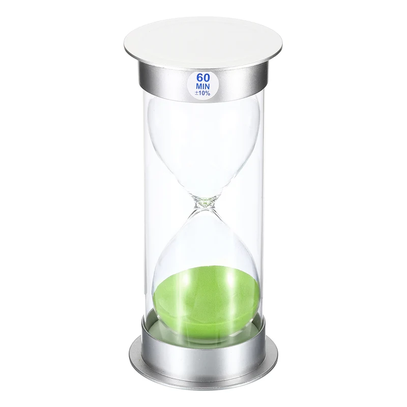 Sand Timer, Sandy Clock Plastic Cover Count Down Sand Glass for Kitchen, Party