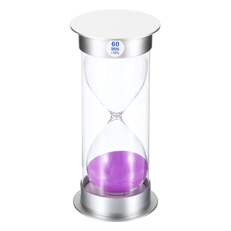 Sand Timer, Sandy Clock Plastic Cover Count Down Sand Glass for Kitchen, Party