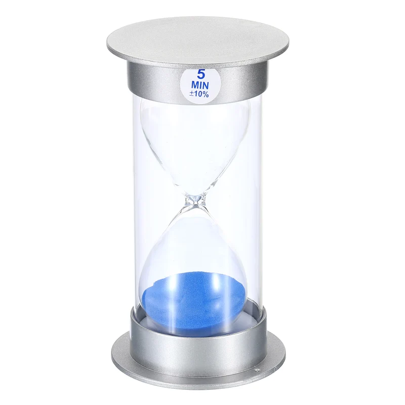 Sand Timer, Sandy Clock Plastic Cover Count Down Sand Glass for Game