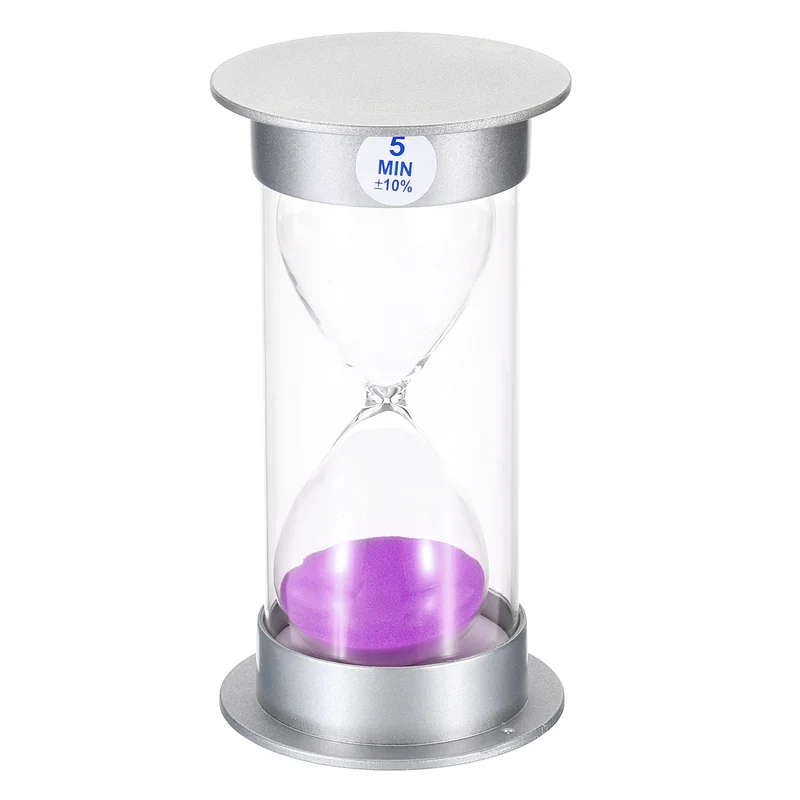 Sand Timer, Sandy Clock Plastic Cover Count Down Sand Glass for Game
