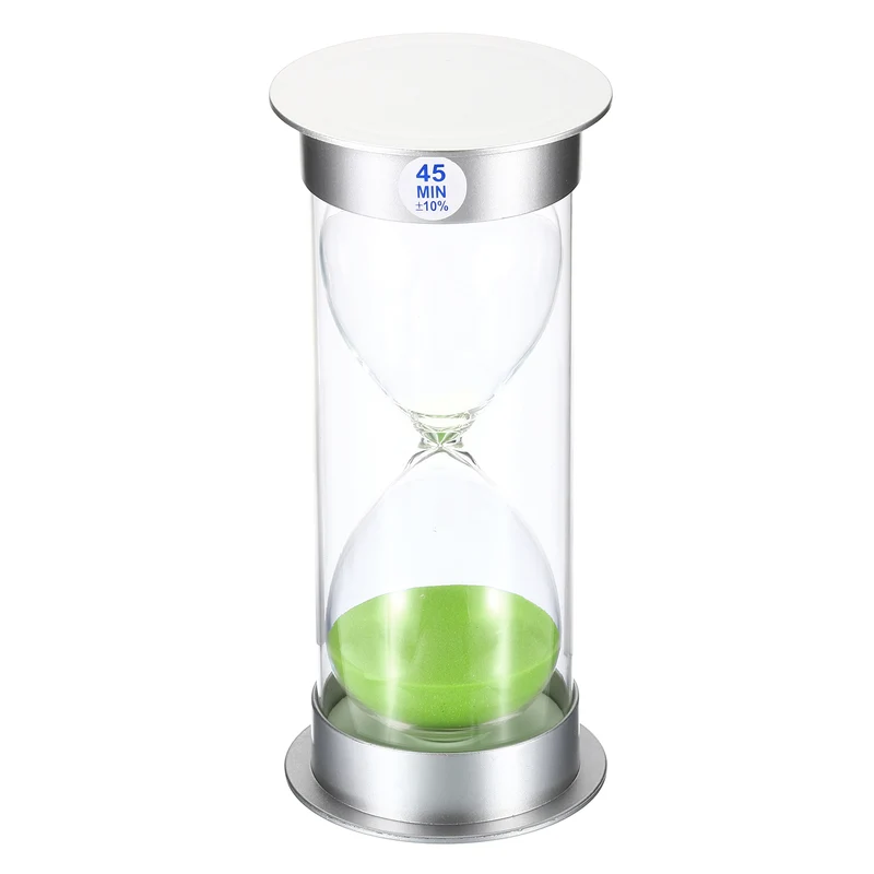 Sand Timer, Sandy Clock Plastic Cover Count Down Sand Glass for Games, Kitchen, Party
