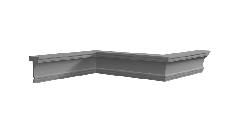 Vorhangschiene mit Blende 06