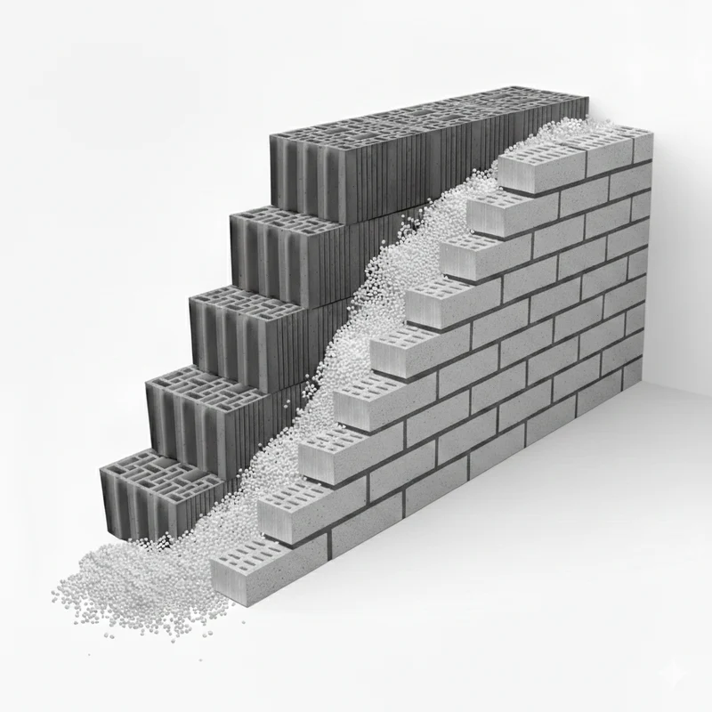 Neopor Kerndämmung Einblasdämmung Schüttung Schüttdämmung XPS 0,032 W/mk 1A