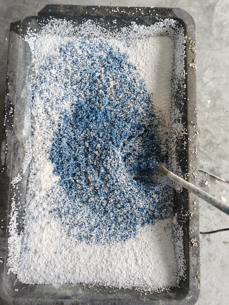 Styroporbeton (EPS-Leichtbeton) gebrauchsfertige Mischung 60 l blau – verstärkt