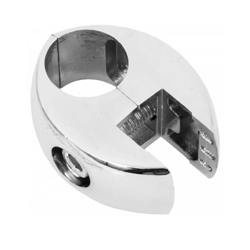 25mm Verbindungsstecker für Glas und Platten, Chrom