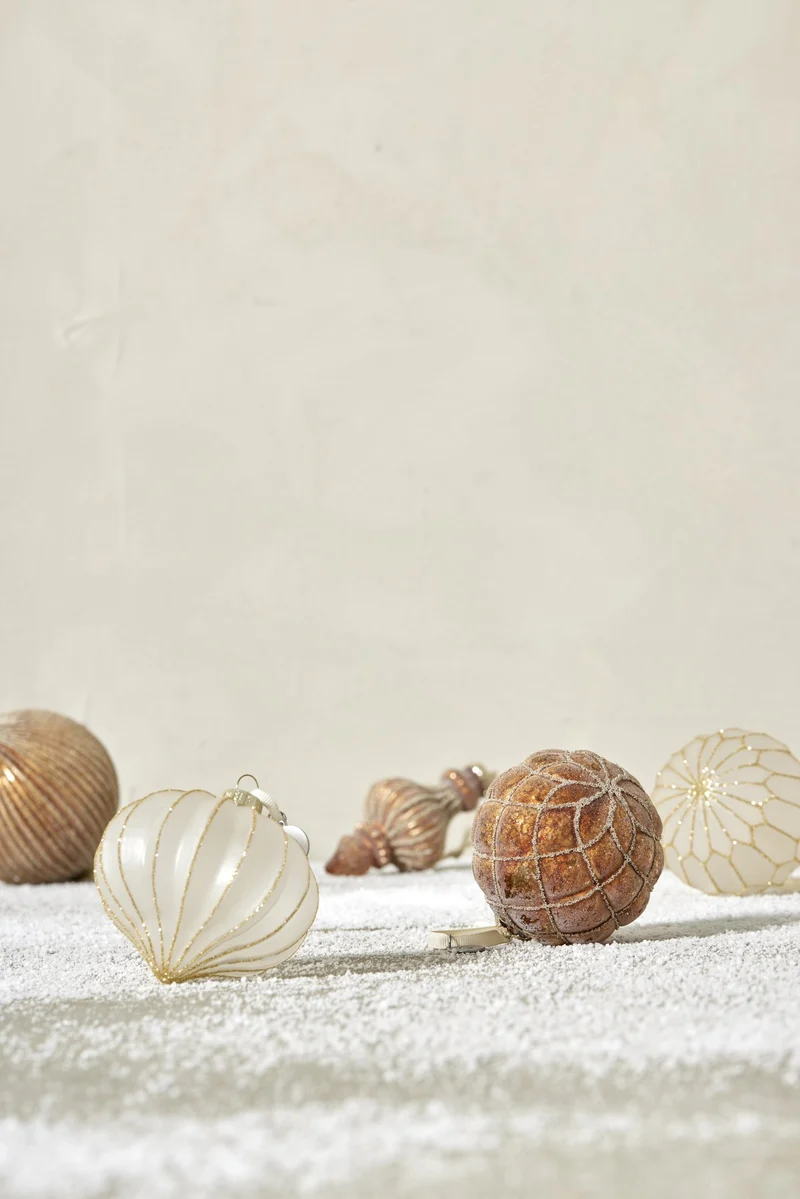 Norille Weihnachtskugel H12 cm. braun