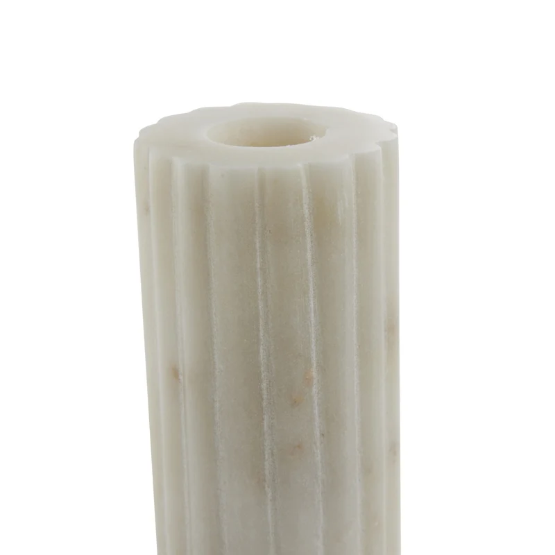 Eliana kerzenleuchter H12,5 cm. weiss Marmor