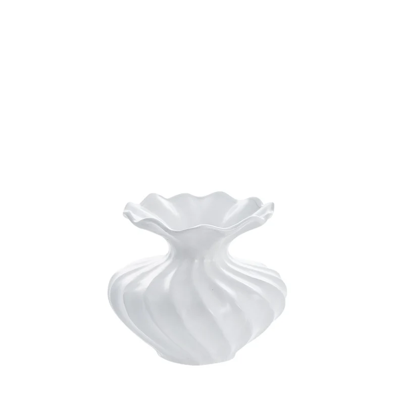 Susille Vase 14 cm. weiss