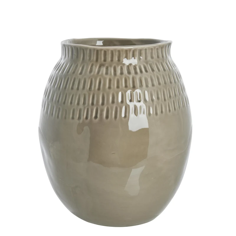 Talia Vase leinen D26 H29,5