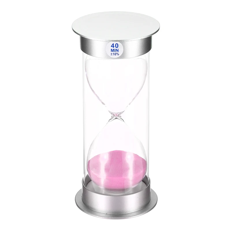 Sand Timer, Sandy Clock with Plastic Cover Count Down Sand Glass for Kitchen, Party