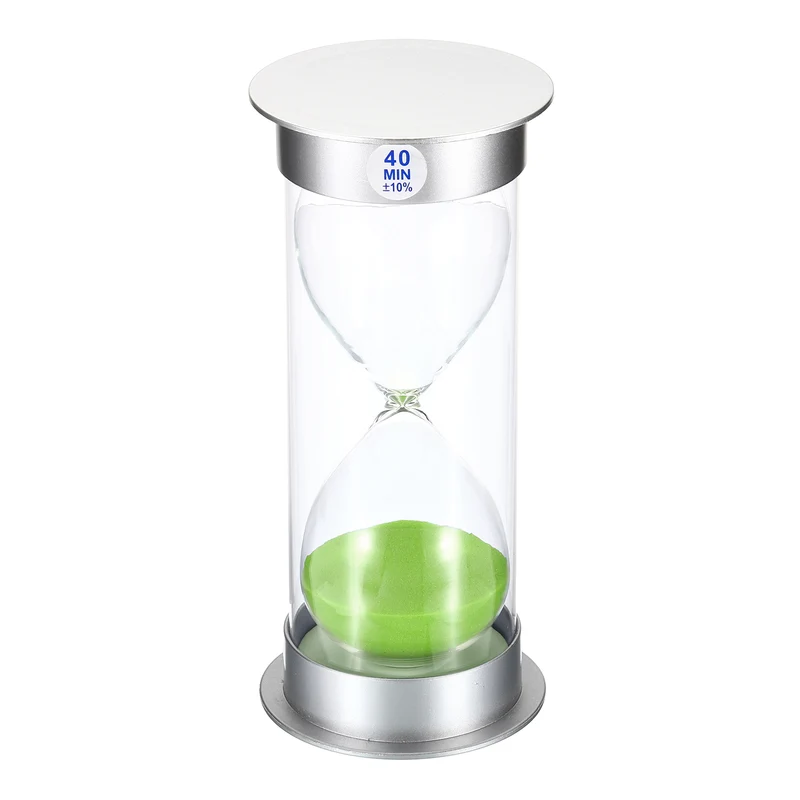 Sand Timer, Sandy Clock with Plastic Cover Count Down Sand Glass for Kitchen, Party
