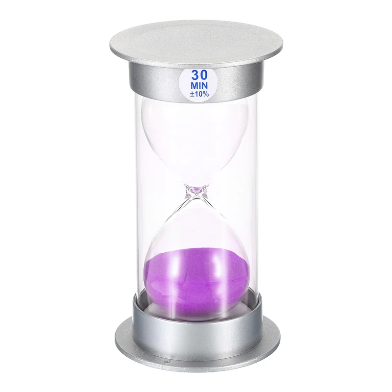 Sand Timer, Sandy Clock with Plastic Cover Count Down Sand Glass