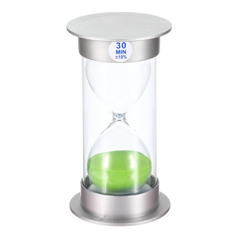 Sand Timer, Sandy Clock with Plastic Cover Count Down Sand Glass