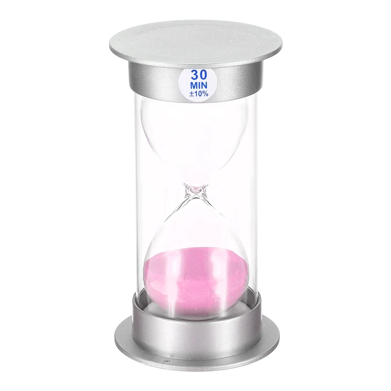 Sand Timer, Sandy Clock with Plastic Cover Count Down Sand Glass